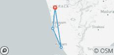 4-tägige Hausboot- und Wildtier-Tour in Kerala, Indien (mit Auswahl an 3★-, 4★- und 5★-Hotels) - 4 Destinationen