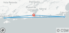 6 jours - Rio de Janeiro avec trajet en train jusqu\'au Christ Rédempteur - 4 destinations