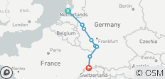 Rhine Christmas Markets 2028 - 8 Days (from Amsterdam to Basel) - 8 destinations
