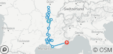 Spectacular South of France 2028 - 11 Days - 24 destinations