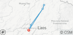 Familienabenteuer in Laos: 10-tägige Expedition nach Luang Prabang, Nong Khiaw und zur Mekong-Öko-Lodge - 6 Destinationen