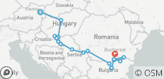 À la découverte de l\'Europe de l\'Est et des Balkans avec Vienne 2028 - 11 jours - 20 destinations