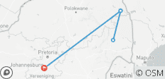 Safari de 5 jours dans le parc Kruger au départ de Johannesburg - 5 destinations