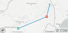 Circuit panoramique de 6 jours dans le parc national Kruger au départ de Johannesburg - 4 destinations