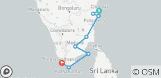 Tempelrundreise durch Südindien – Tamil Nadu & Kerala, 12 Tage (Auswahl an 3★-, 4★- und 5★-Hotels) - 8 Destinationen