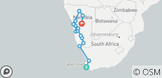 Cape & Dunes Northbound: Wildlife & Starry Night Skies - 15 destinations