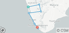 Circuit au Kerala, dans le sud de l\'Inde, 8 jours (avec un choix d\'hôtels 3★, 4★ et 5★) - 7 destinations