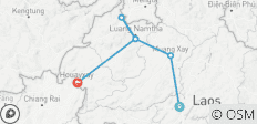 Privéreis door Noord-Laos: van Luang Prabang naar Huay Xai – 7 dagen - 6 bestemmingen