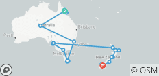 The Complete South Pacific (Cairns to Queenstown) - 28 destinations