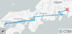 10 Tage „Japan-Genuss“ mit Hiroshima (privater deutscher Reiseleiter, keine Reisegruppe) – individuell anpassbare Familienreise - 12 Destinationen