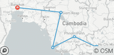 De 18 a 35 años: La auténtica Camboya (incluido Koh Rong) - 8 destinos