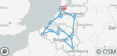 Croisière en Hollande et en Belgique - 23 destinations