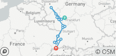 Noël sur le Rhin romantique (en direction du sud) - 16 destinations