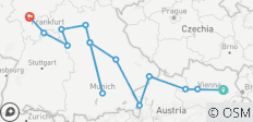 Christmastime from Vienna to Frankfurt 2028 - 14 destinations