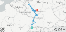 Noël sur le Rhin romantique (en direction du nord) - 12 destinations