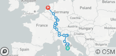 Circuit en Italie avec le Rhin romantique et 2 nuits à Lucerne 2028 - 22 destinations