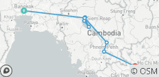 Cambodia Express (y compris Chong Kneas) - 9 destinations