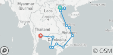 De 18 a 35 años: Un viaje épico de Vietnam a Camboya (18 destinos) - 18 destinos