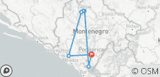 Montenegro: von den Bergen zum Meer in wenigen Tagen - 8 Destinationen