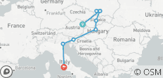 Vienna to Rome Trail (Hostels, Winter Until Mar \'27, Classic) - 9 destinations