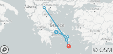 Inselhopping von Athen nach Santorin (Hotels) - 9 Destinationen