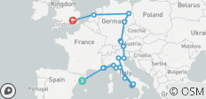 Viaje de Barcelona a Londres (albergues, de 18 a 22 años) - 22 destinos