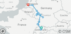 Lucerne - Zurich, châteaux du Rhin et vignobles de la Moselle 2026 - 20 destinations