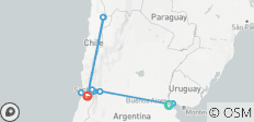 Argentinien, Chile und die Höhepunkte der Atacama-Wüste 13 Tage - 13 Destinationen