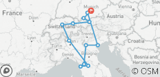 Reise durch das malerische Europa 9 Tage - 13 Destinationen