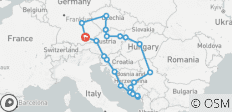 Höhepunkte in Kroatien und Osteuropa 14 Tage - 21 Destinationen