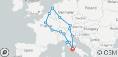 Hoogtepunten van Europa – 10 dagen - 15 bestemmingen
