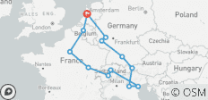 Reis door Europa – 8 dagen - 13 bestemmingen