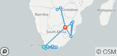 Ontdek Zuid-Afrika en de Victoriawatervallen – 17 dagen - 26 bestemmingen