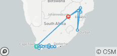 Explora Sudáfrica: 14 días - 27 destinos