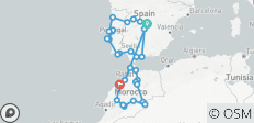 Les incontournables de l\'Espagne, du Portugal et du Maroc - 24 jours - 35 destinations