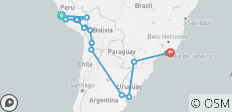 De 18 a 35 años: «Epic South America» (49 destinos) - 49 destinos