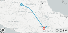 De Mexico à Oaxaca avec randonnée dans un village zapotèque (5 destinations) - 5 destinations