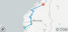 Norway - Road Trip from Bergen to Trondheim - 11 destinations