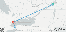 Ostkanada: Pulsierende Städte und atemberaubende Niagarafälle - 4 Destinationen