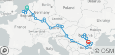 De ultieme grote reis langs de rivieren van Europa - 54 bestemmingen