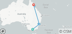 Hoogtepunten van Australië – 10 dagen - 15 bestemmingen