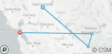 Yosemite-Abenteuer: 4-tägiger Roadtrip - 4 Destinationen