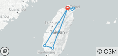 Taiwan in jeder Facette: Kultur, Ansichten & Aromen - 9 Destinationen