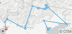 La route des Dolomites : de Venise à Milan - 25 destinations