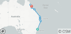 Bienvenue en Australie : la côte Est, 37 jours - 15 destinations