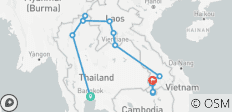La Thaïlande en exclusivité et le Laos dans son intégralité (14 destinations) - 14 destinations