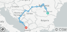 Balkan´s Route (19 destinations) - 19 destinations