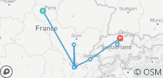 L\'esprit français et suisse (8 destinations) - 8 destinations