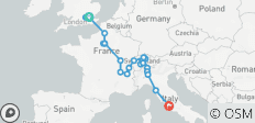 Europa espectacular: fin en Roma (26 destinos)