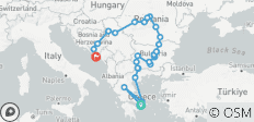 D\'Athènes à Dubrovnik (35 destinations) - 35 destinations